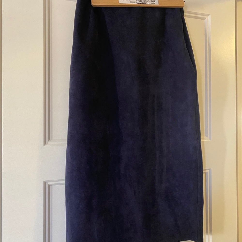 Babaton faux suede pencil skirt